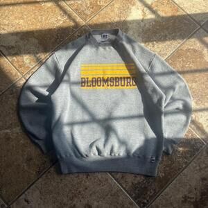 vintage made in usa russell bloomsburg university crewneck